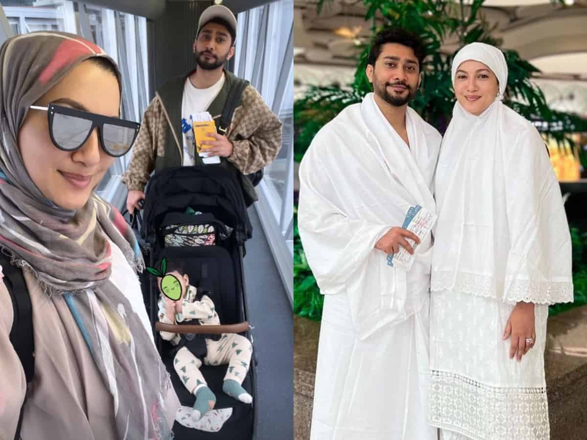 Gauahar Khan jets off to perform first Umrah with son Zehaan