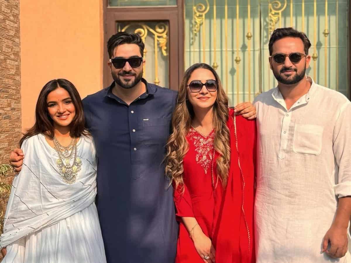 Aly Goni, Jasmin Bhasin shares cute Eid family pics in Kashmir