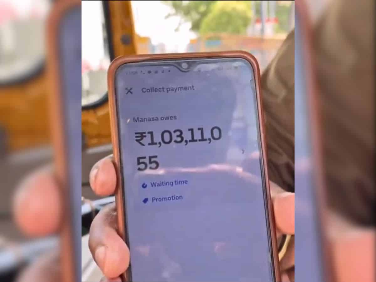 Hyderabad vlogger gets Rs 1 crore bill on Uber ride in Bengaluru