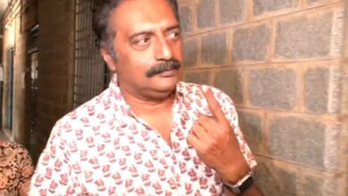 'Voted for candidate I believe in': Actor Prakash Raj gets finger inked in Bengaluru