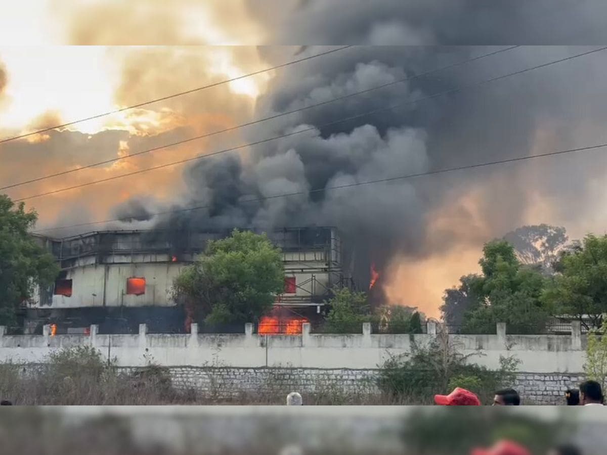Massive fire at Telangana pharma company