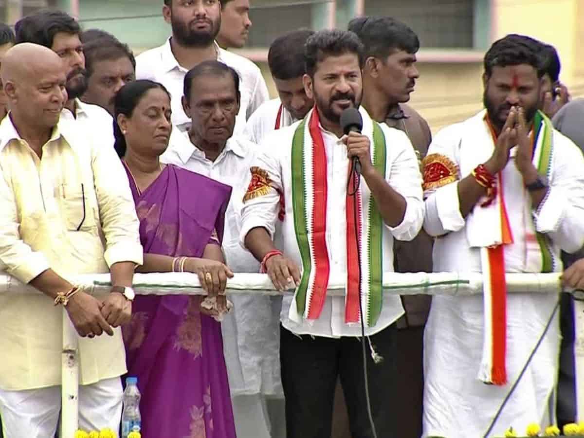 CM Revanth Reddy challenged BJP's Raghunandan Rao to disclose how many funds and projects has he been able to bring to Dubbak, the constituency which he represented as the MLA.