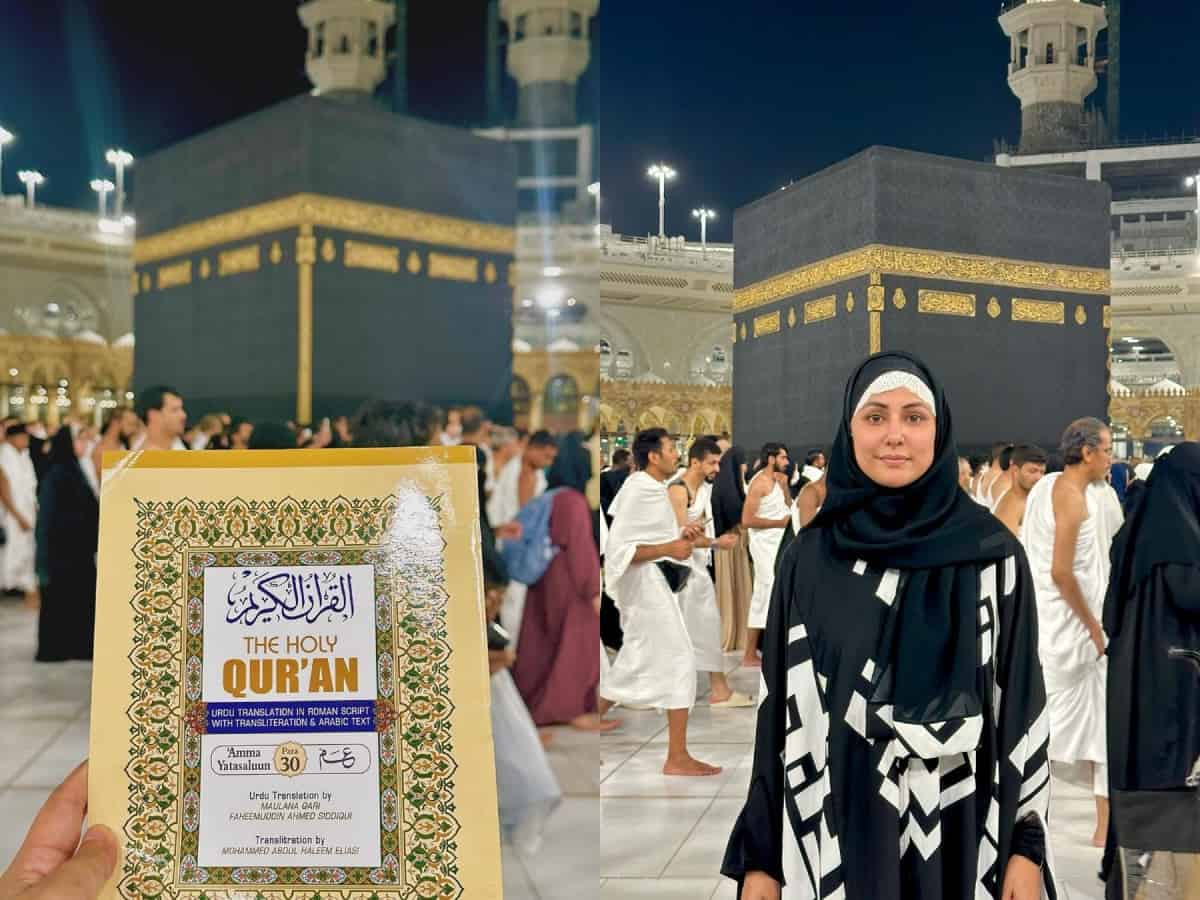 Hina Khan completes Quran during Umrah, shares pics from Makkah