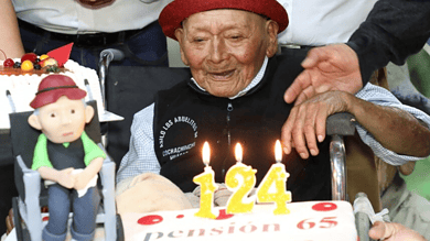 'World's oldest man' blows 124 candles, contests Guinness World Records title