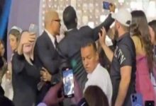 Video: Singer Amr Diab slaps fan for taking selfie with him