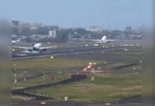 Video: 2 planes land, take off within close interval at Mumbai airport