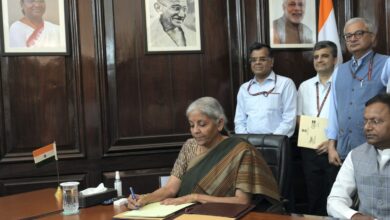 Nirmala Sitharaman takes charge as Finance Minister