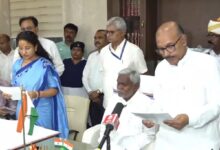 Jharkhand: Jailed former CM's wife Kalpana Soren takes oath