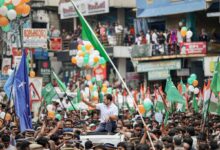 Congress, IUML flags back in Rahul Gandhi's roadshow in Wayanad