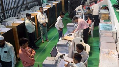 Counting of votes for Lok Sabha seats
