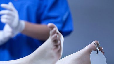 Representational Image of body sent for postmortem