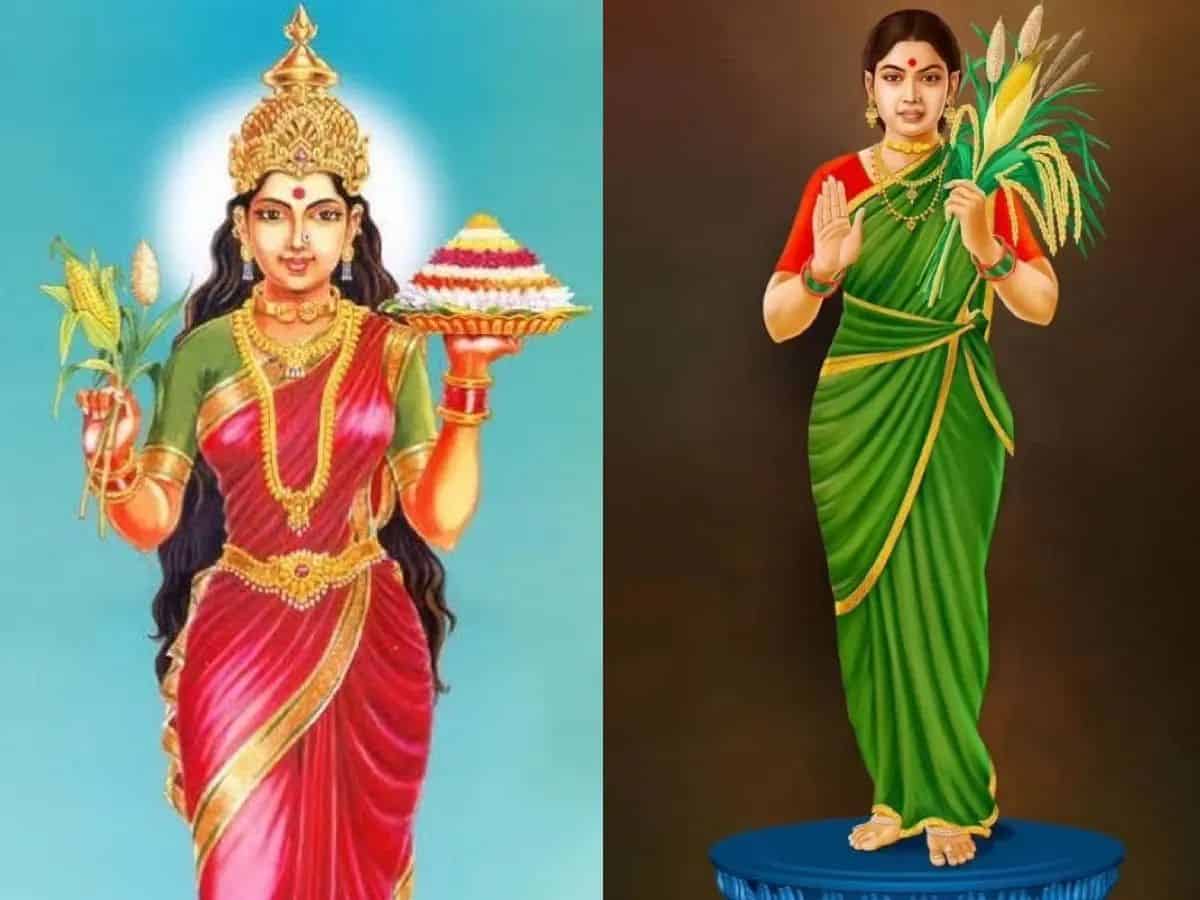 Major changes in the modified Telangana Thalli statue to be unveiled at Telangana Secretariat on December 9.