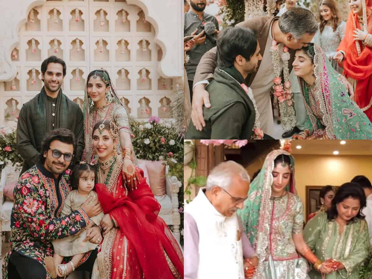 15 Pictures, videos from Mawra Hocane, Ameer Gilani' wedding