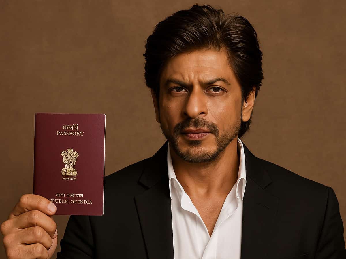 Does Shah Rukh Khan really hold a red passport?