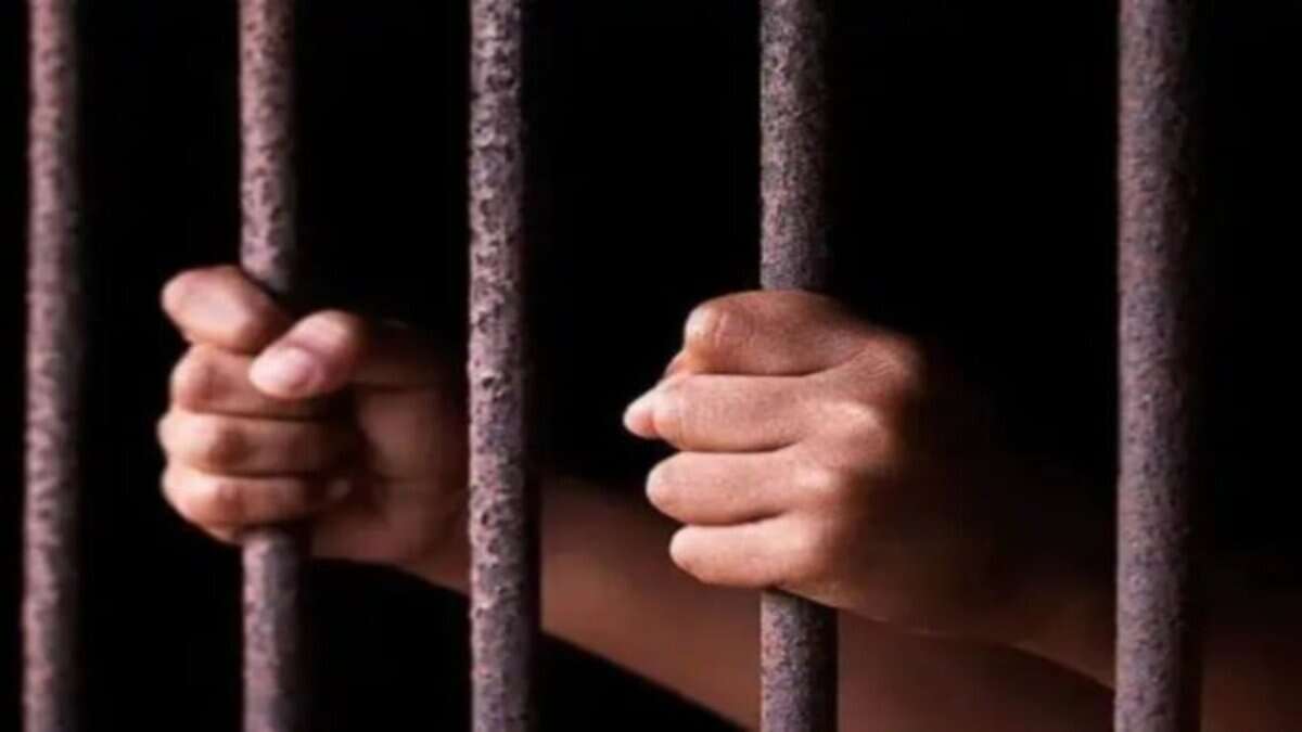 A representational image of a person in Jail