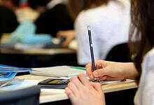 Representational photo of class room in engineering college in Hyderabad.