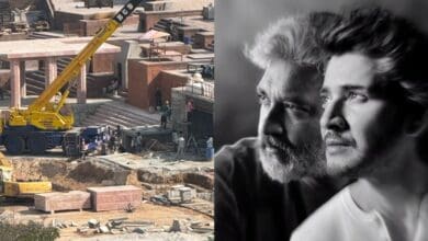 SSMB 29 film sets in Hyderabad