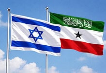 Flags of Israel and Somaliland