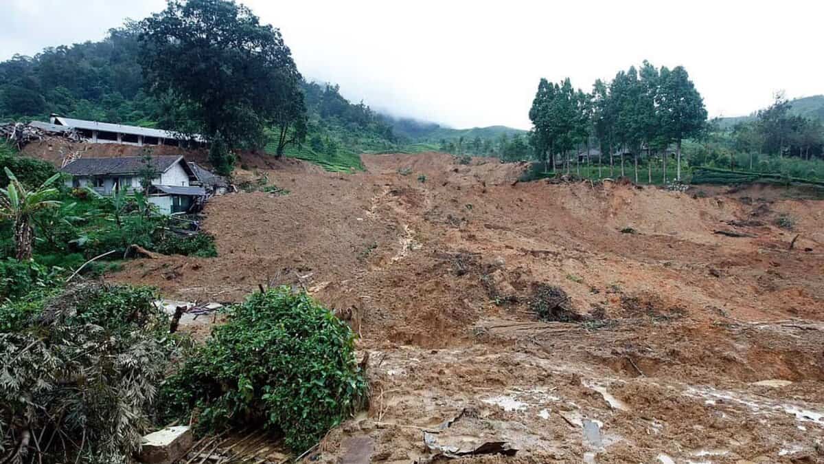 Landslide in Indonesia