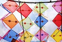 An array of kites.