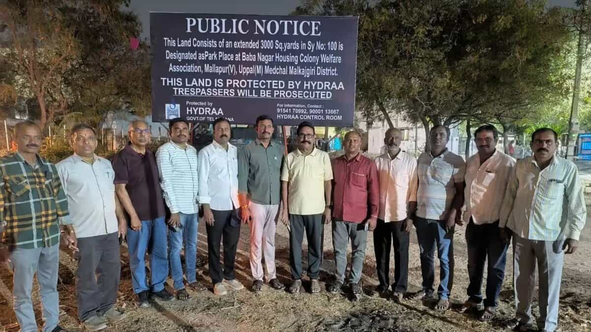 HYDRAA recovers 7,000 sq yards of park land worth Rs 85 crore in Uppal