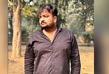 Man from Hindu Raksha Dal involved in damaging an old mazar in UP's Ghaziabad.