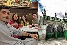 Images of Meri Zindagi Hai Tu actors and Mouli Ali Dargah in Hyderabad