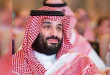 Saudi Crown Prince Mohammed bin Salman attends an official event.