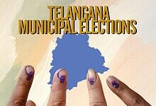 Polls for Telangana municipal elections underway, with voters casting ballots across the state.