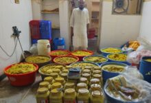 The image shows large quantities of adulterated ginger and garlic paste seized by the Commissioner's Task Force in Tappachabutra on Tuesday, March 17.