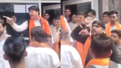 Hindu Raksha Dal workers harass Muslim LPG agency owner for not giving them gas first