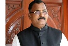 Telangana MP speaking in parliament about debate rights and free speech issues.