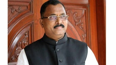 Telangana MP speaking in parliament about debate rights and free speech issues.