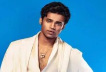 Babil Khan during a post-packup scene after a night shoot, capturing a candid moment on set.