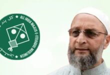 AIMIM party symbol and President Asaduddin Owaisi