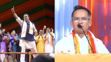 Assam Chief Minister Himanta Biswa Sarma (left) Congress president Gaurav Gogoi (right)