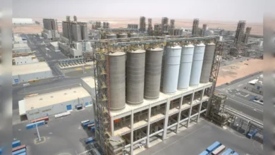 Borouge petrochemical plant at Ruwais Industrial Complex in Abu Dhabi.