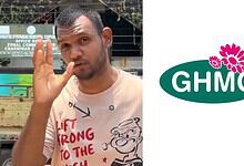 Man speaking with hand gesture outside GHMC office about death certificate delays, viral reel prompts gov.