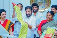 Celebration of a cultural event with people exchanging gifts and traditional attire at The Siasat Daily.