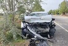 A car damaged in accident