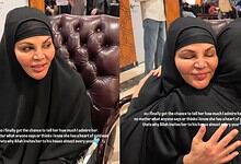 Rakhi Sawant during Umrah