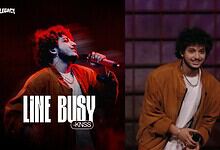 Hyderabad rapper KNSS performs 'Call nakko karo' at Legacy event, vibrant stage lighting.