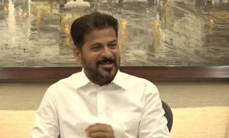 Telangana CM Revanth Reddy addresses the media