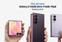 New Samsung foldable smartphones Galaxy Z Fold8 Ultra and Flip8 showcased in hand.