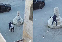 Israeli lawmaker attacks Palestinian monument in occupied West Bank