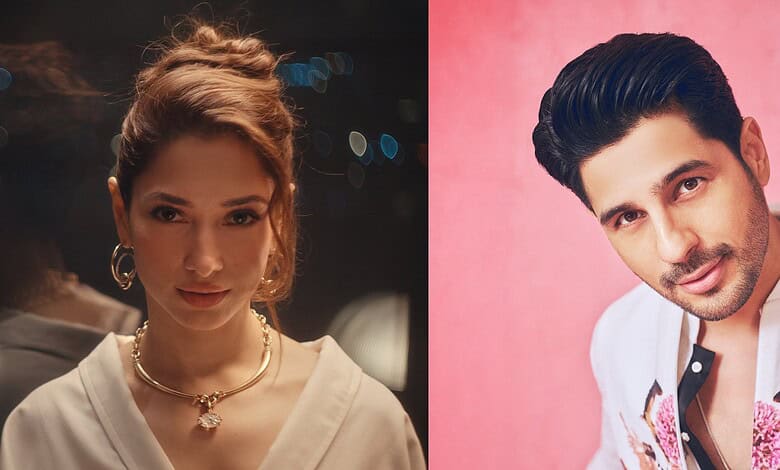 Promotional image of Sidharth and Tamannaah for The Vvaan movie.