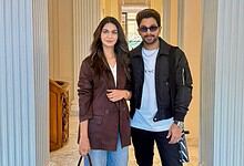 Allu Sneha and Allu Arjun