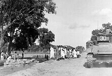 The Indian Army during Operation Polo in Hyderbad.