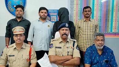 Mirrchowk police with the accused