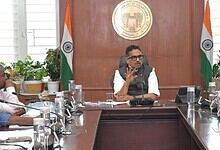 Telangana Chief Secretary discusses paddy procurement issues with officials.